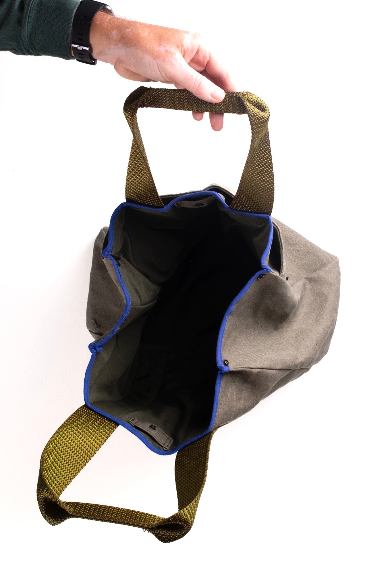 Tote bag - reworked military canvas