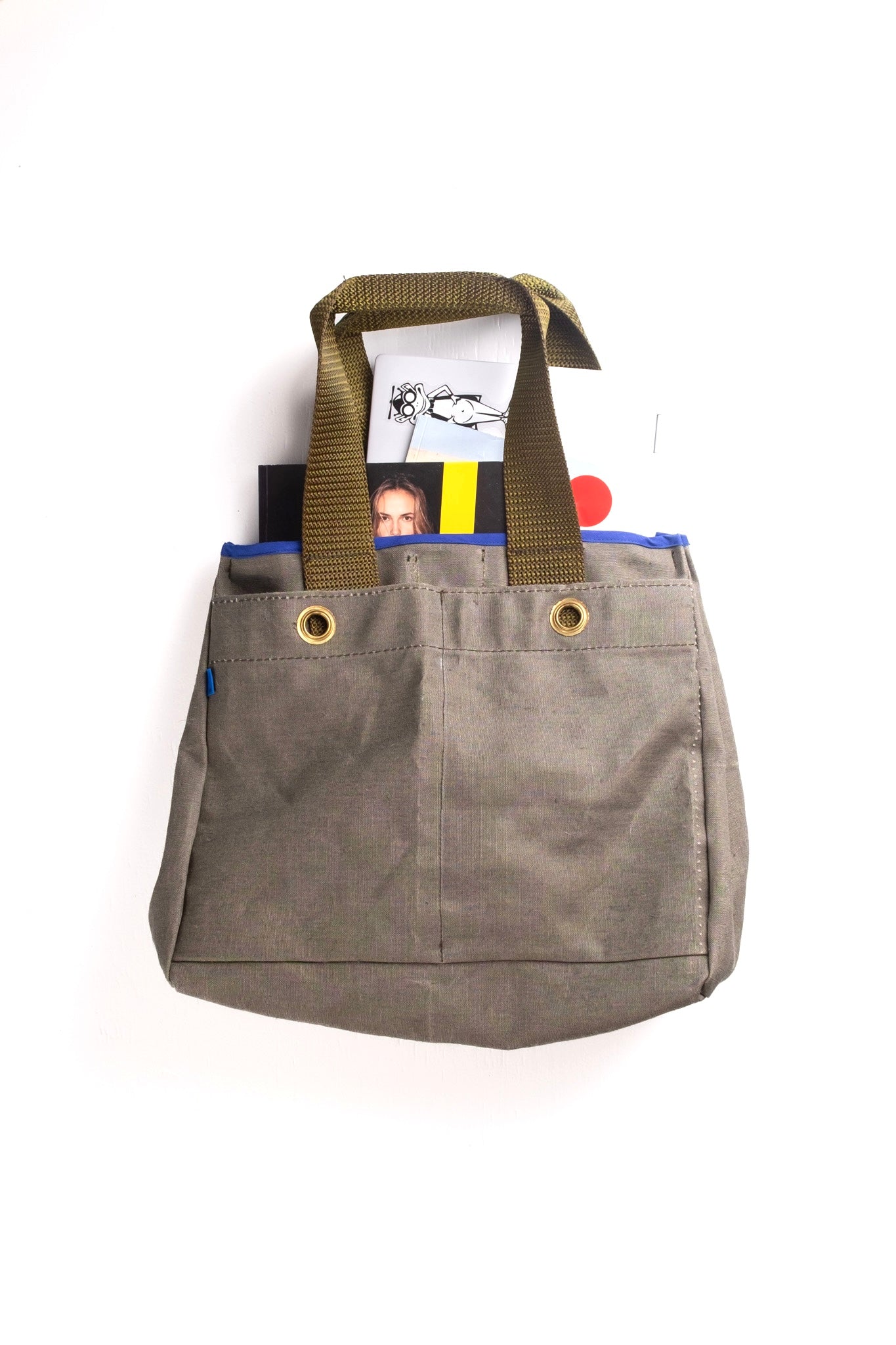 Tote bag - reworked military canvas